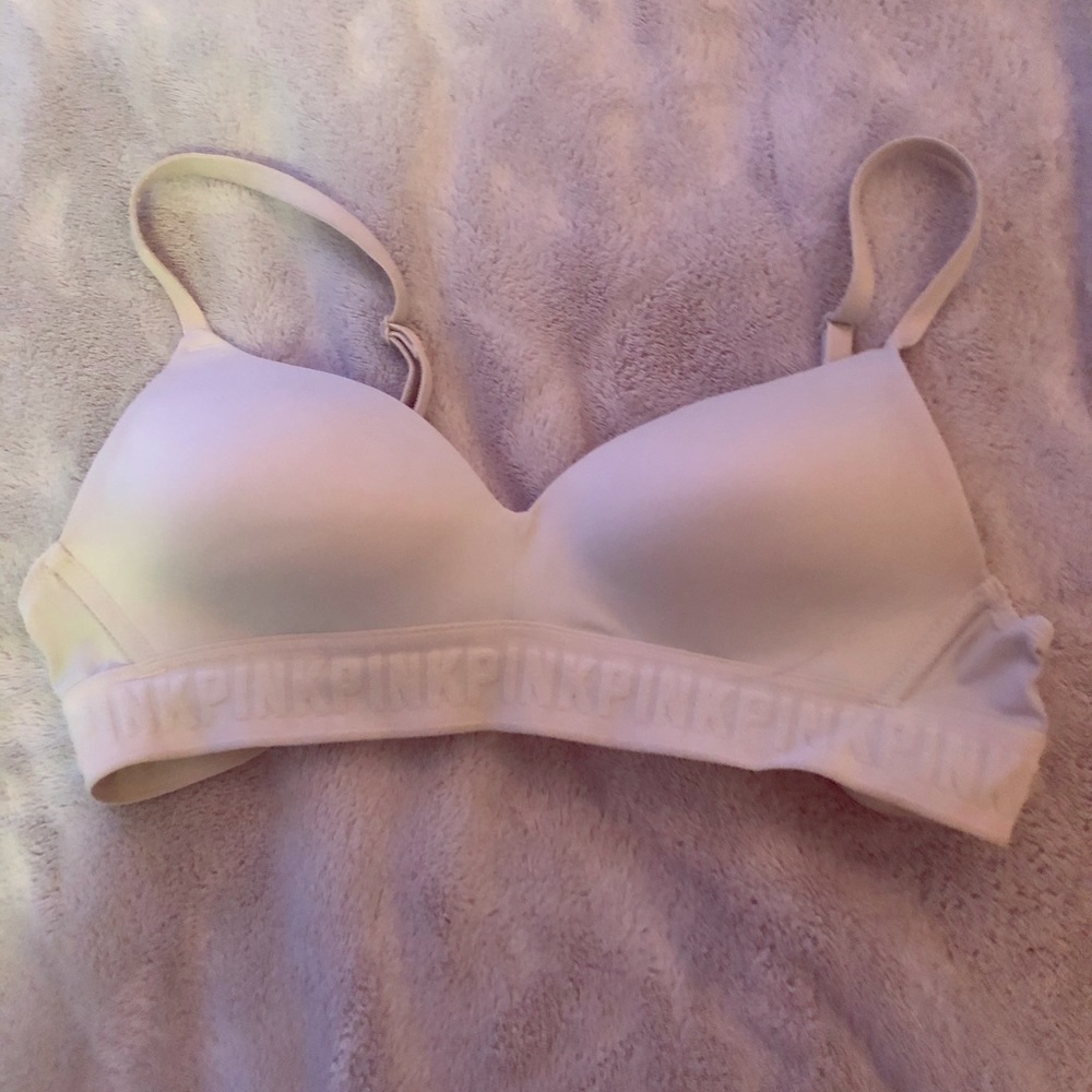 Blue clasp bra